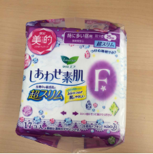 花王乐而雅卫生巾f超薄25cm 17片