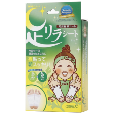 树之惠本铺中村足美人排毒足贴脚贴30片 艾草香味