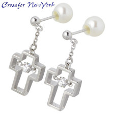 女性银耳环 Crossfor NewYorkTwinkle