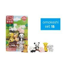 日本Iwako趣味橡皮擦 动物园系列 泡罩包装 ER-BRI018
